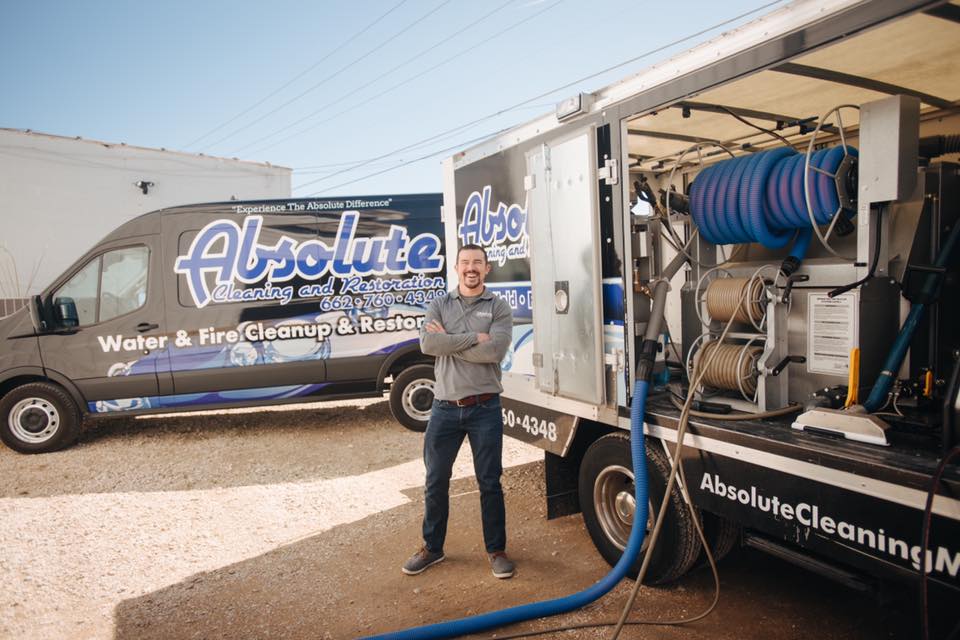 chris garrison owner of absolute cleaning and restoration